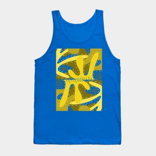 Abstraction of Banana Tank Top